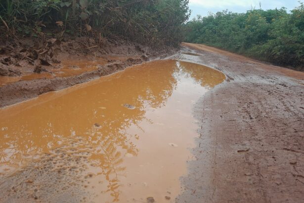 Heavy rainfall destroying roads in Kenya