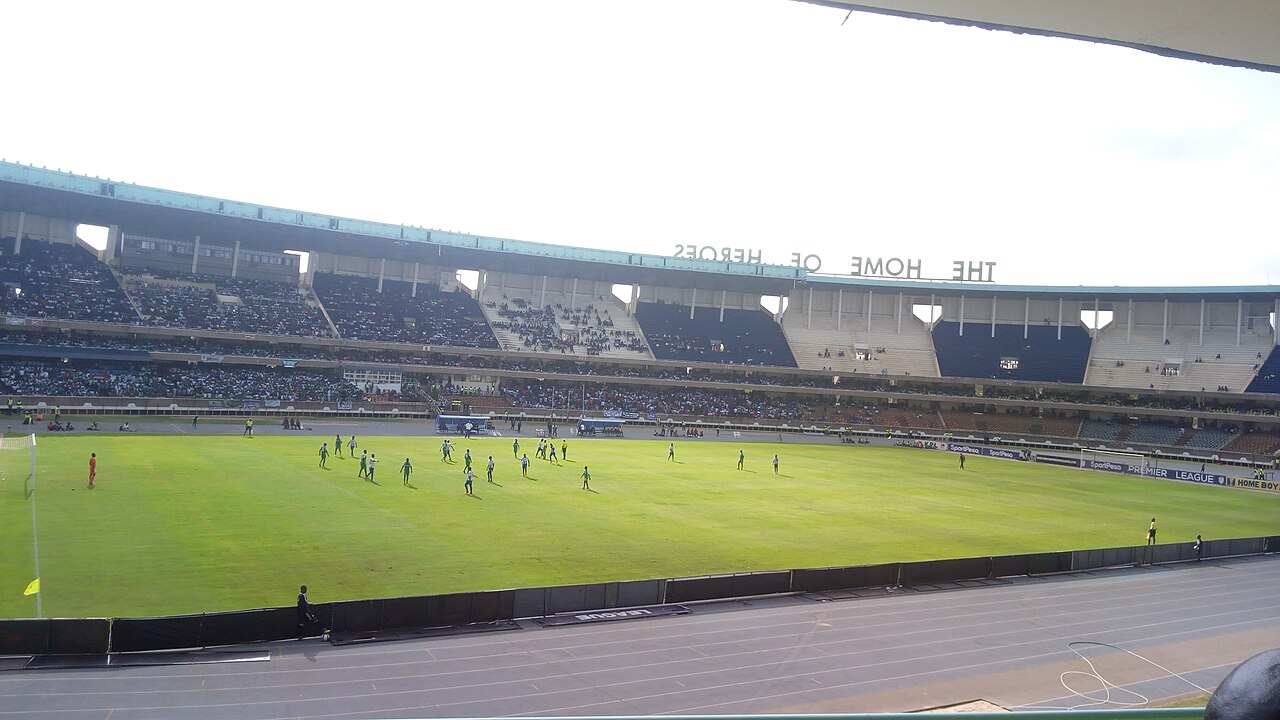 Inside view of Moi International Sports Centre Kasarani in Nairobi