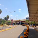Jomo Kenyatta International Airport terminal building in Nairobi