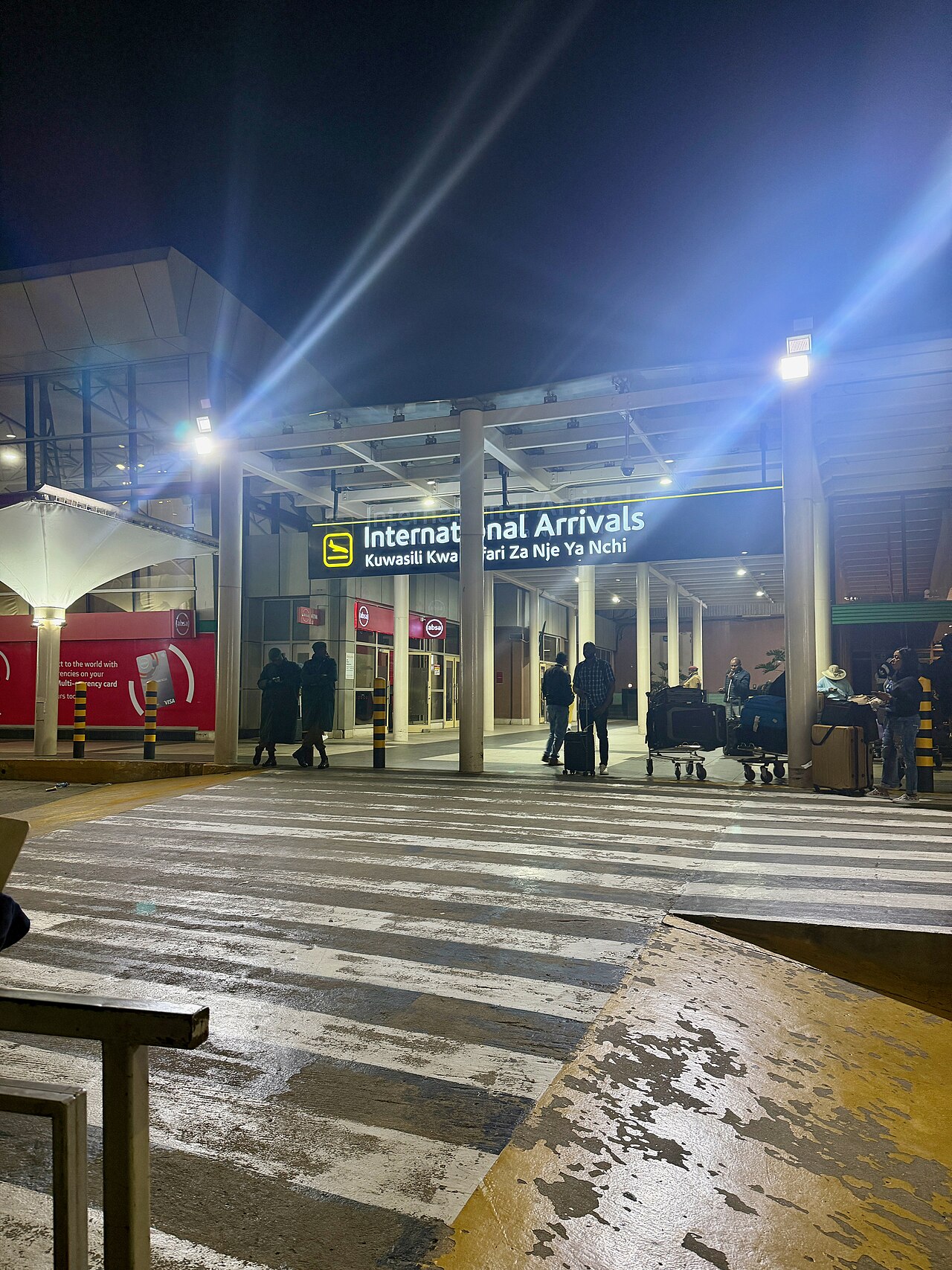 JKIA international arrivals section