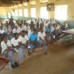 Kenyan students in a secondary school classroom