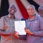 President Ruto at title deeds ceremony in Mombasa