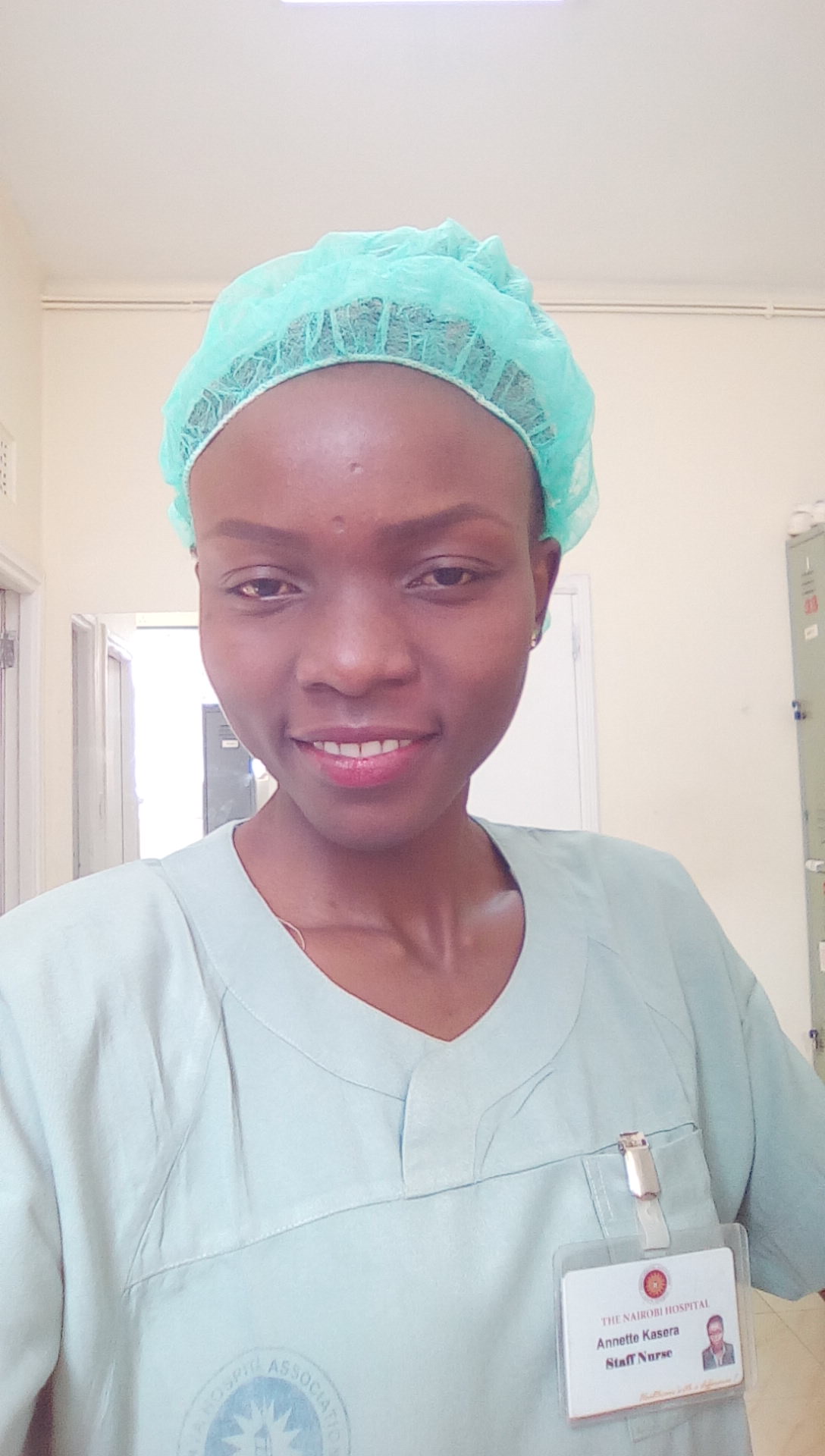 Healthcare worker at a Nairobi hospital