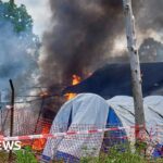Protesters gather outside Ebola treatment center in DR Congo