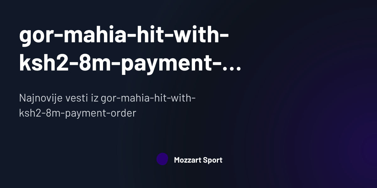 Gor Mahia FC facing financial troubles