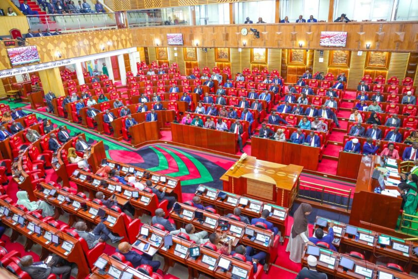 Kenya Parliament building in Nairobi