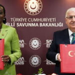 Kenya Defense CS Soipan Tuya with Turkey's National Defense Minister Yasar Guler